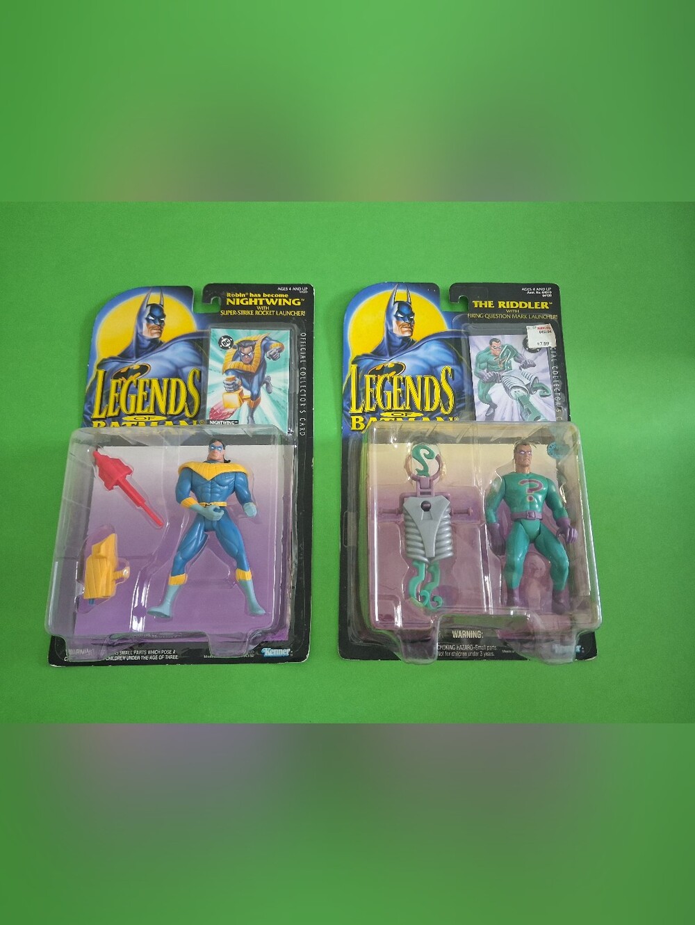 Kenner Legends of Batman action figures Nightwing/RiddlerNightwing